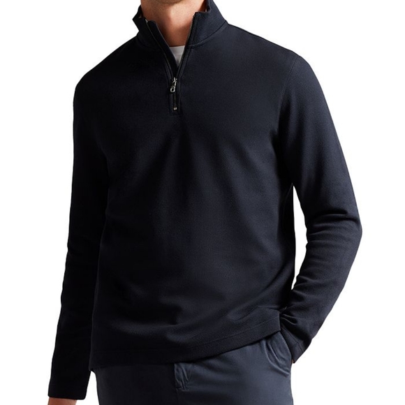 Ted Baker London Other - Ted Baker Morric Light Half Zip Jumper SIZE 4. Navy Blue